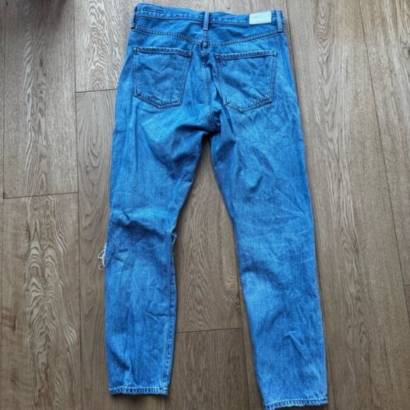 Citizens of Humanity - Liya High Rise Classic Fit Torn Size - 28 - Picture 3 of 4